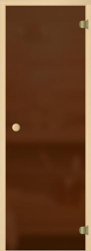 Дверь для сауны АКМА "Light" бронза/бронза матовая 70x190 см_1