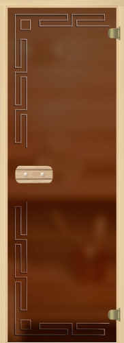 Дверь для сауны АКМА "Light Extra" 70x190 осина_4